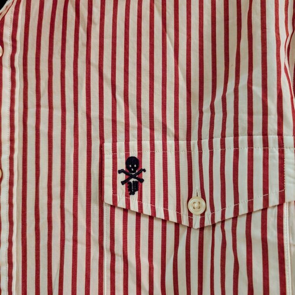Ralph Laruen | Skull and Crossbones Logo Button Up - Picture 5 of 6